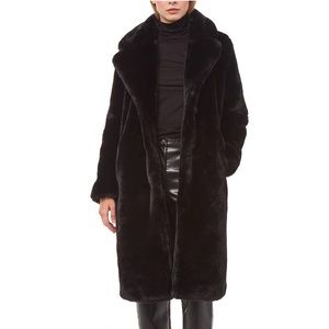 Apparis long fur coat